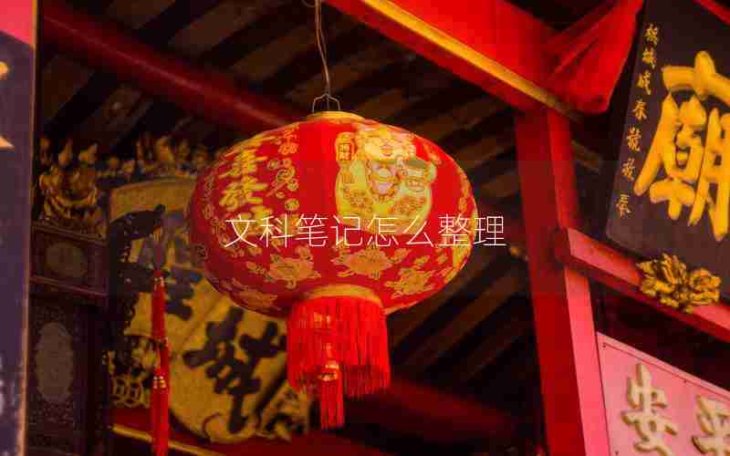 文科笔记怎么整理