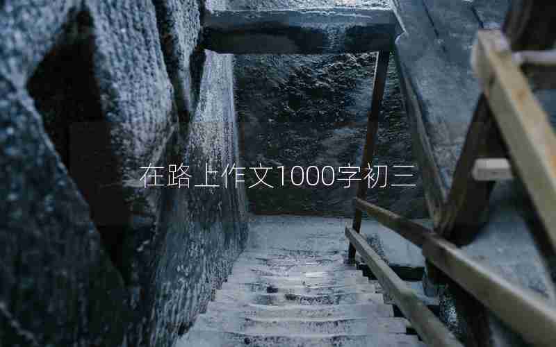 在路上作文1000字初三