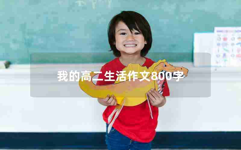我的高二生活作文800字
