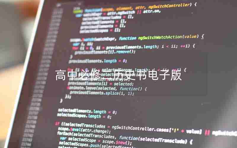 高中必修二历史书电子版