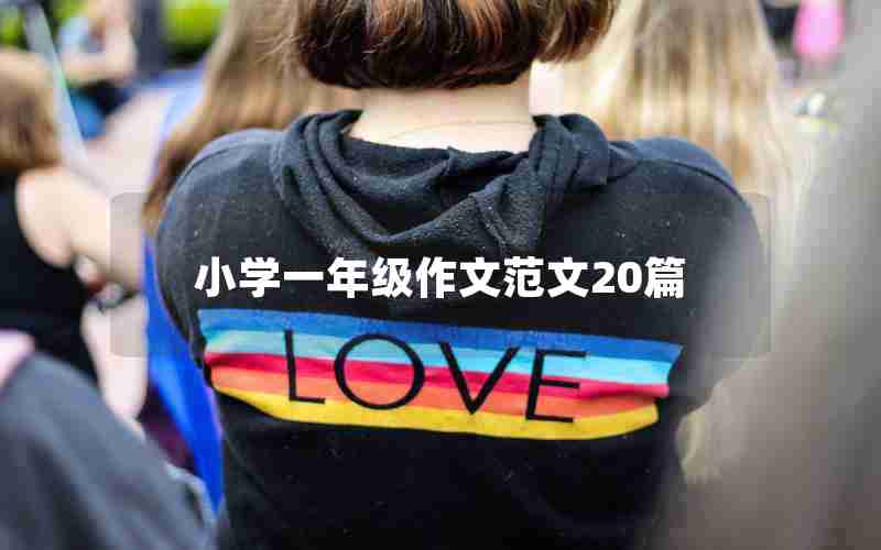 小学一年级作文范文20篇
