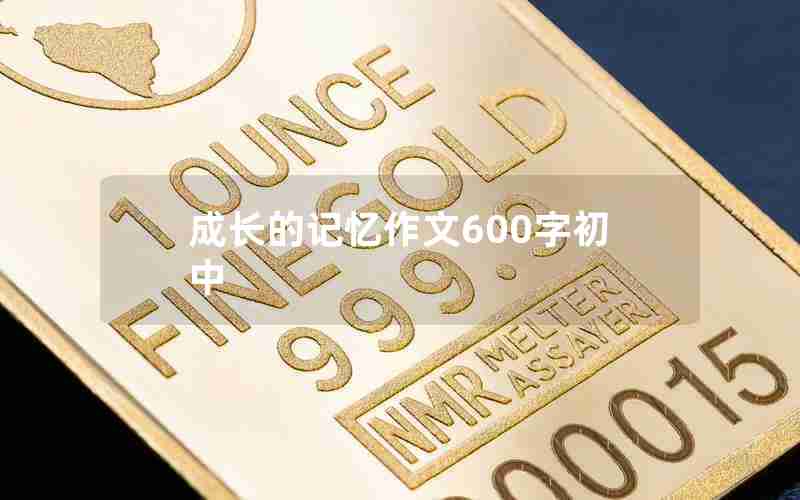 成长的记忆作文600字初中