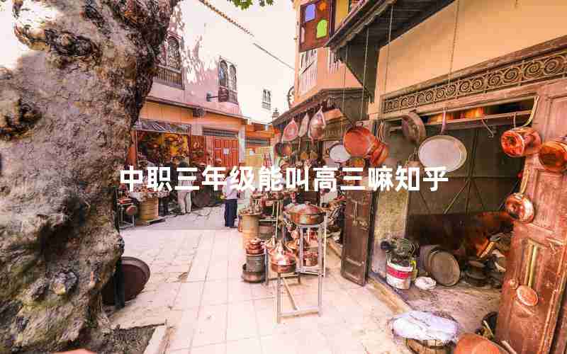 中职三年级能叫高三嘛知乎