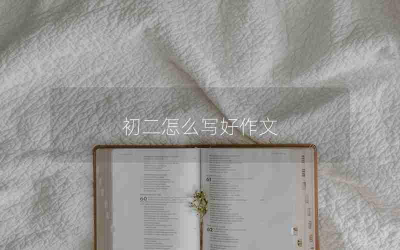 初二怎么写好作文