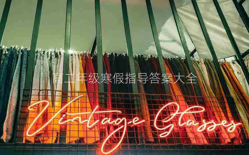 高二年级寒假指导答案大全