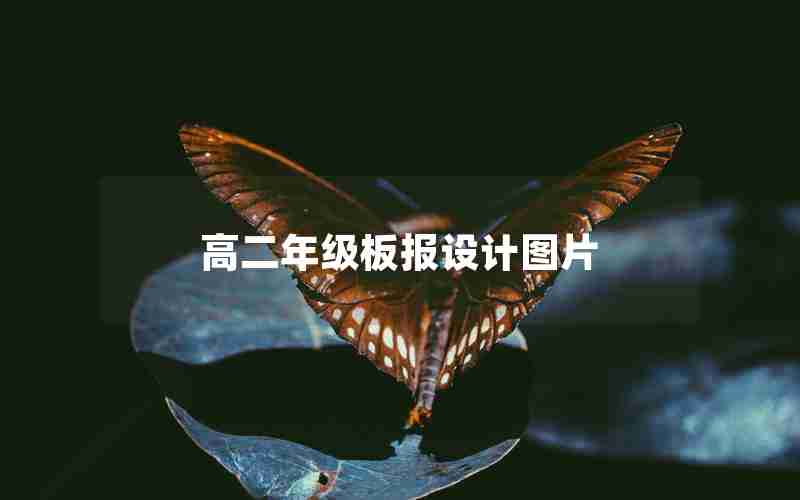 高二年级板报设计图片