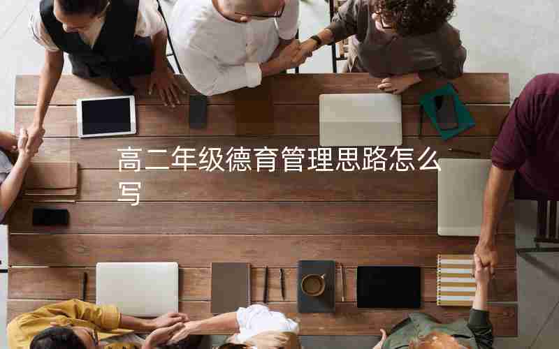 高二年级德育管理思路怎么写