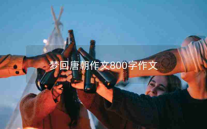 梦回唐朝作文800字作文