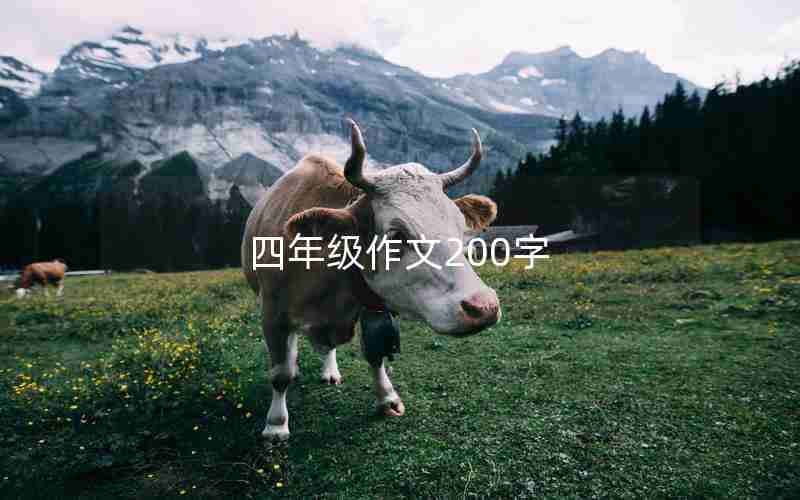 四年级作文200字