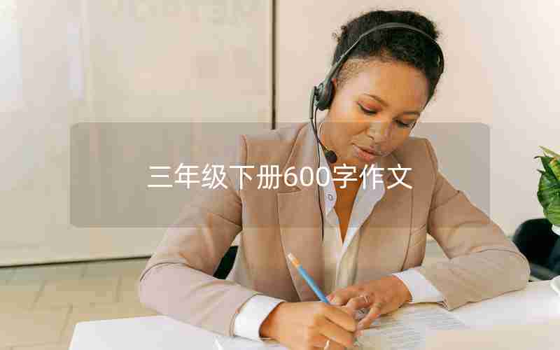 三年级下册600字作文
