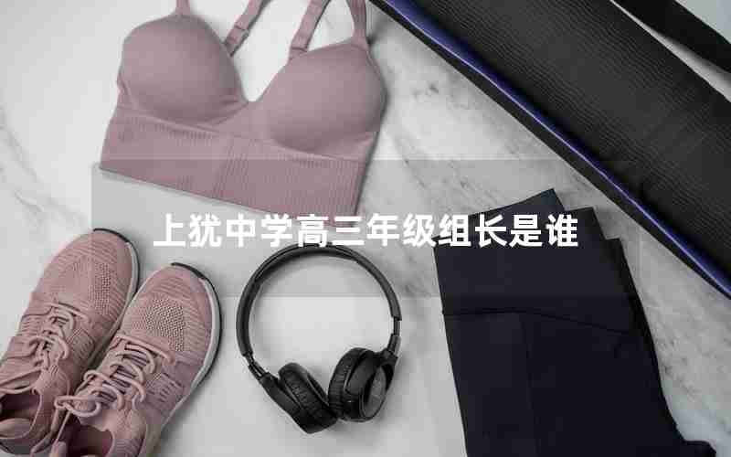 上犹中学高三年级组长是谁