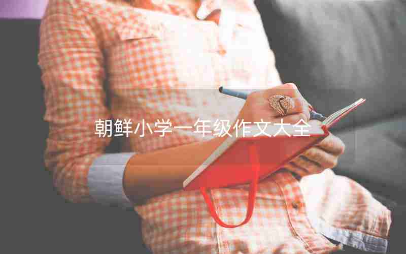 朝鲜小学一年级作文大全