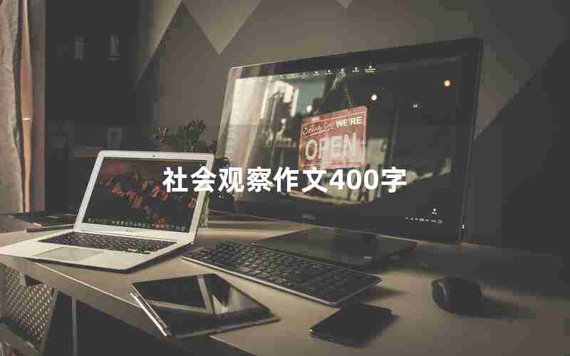 社会观察作文400字