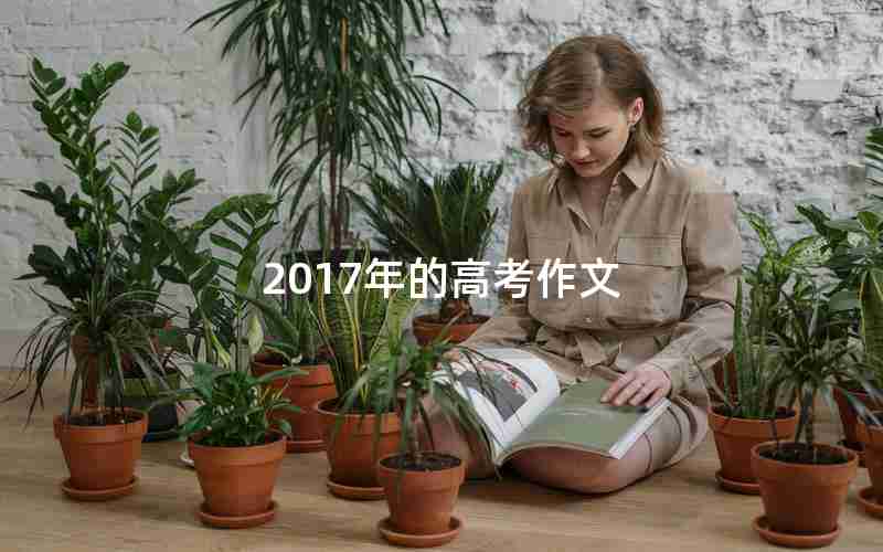 2017年的高考作文