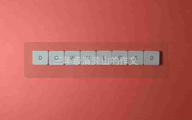 三年级清源山的作文