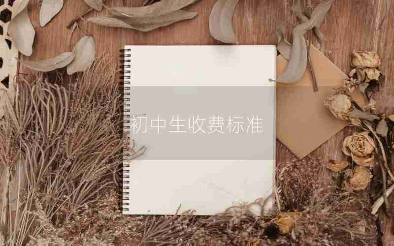 初中生收费标准