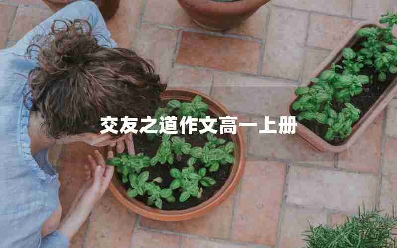 交友之道作文高一上册