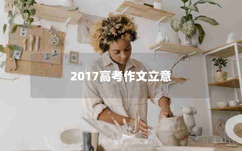 2017高考作文立意