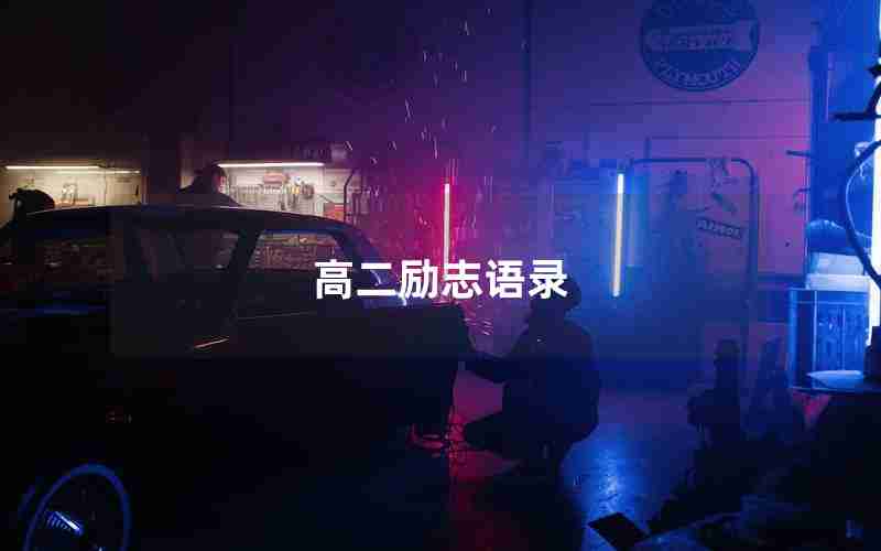 高二励志语录