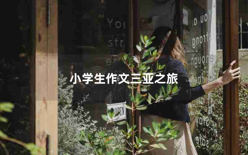 小学生作文三亚之旅
