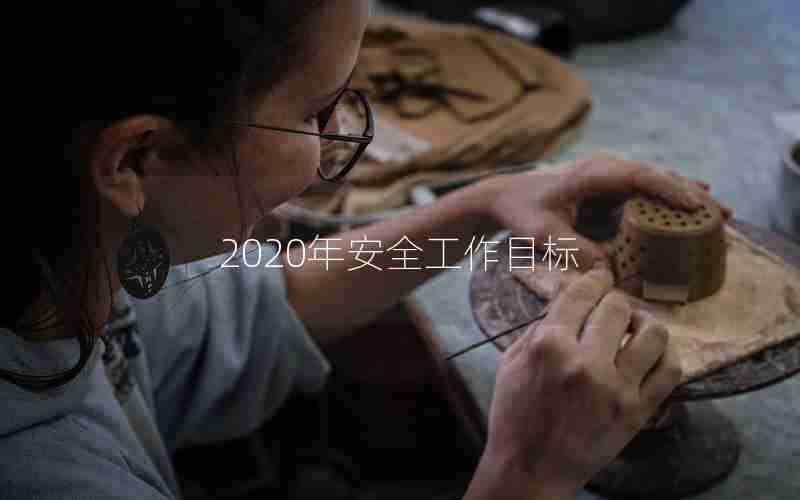 2020年安全工作目标