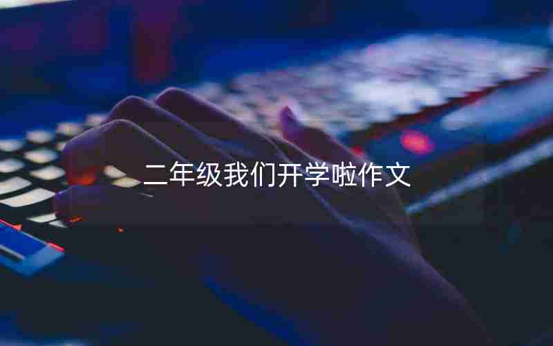 二年级我们开学啦作文