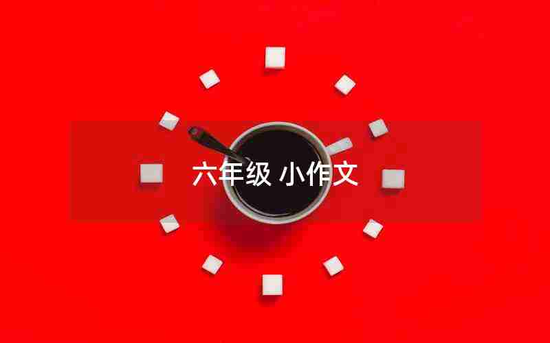 六年级 小作文