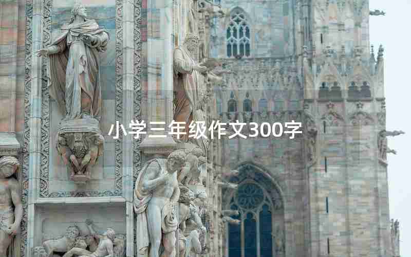 小学三年级作文300字