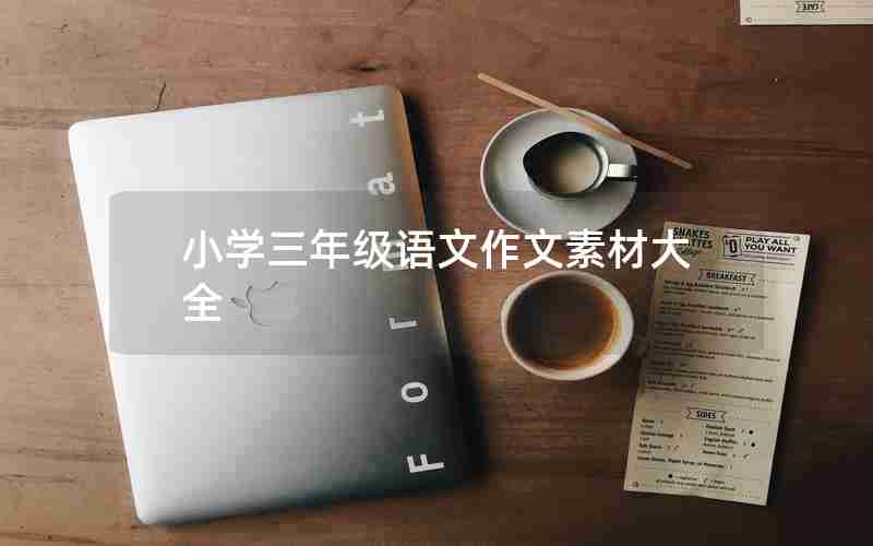 小学三年级语文作文素材大全