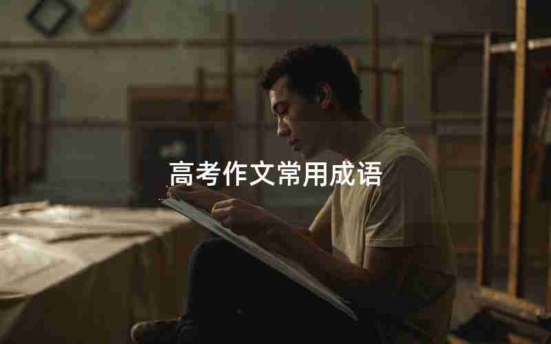 高考作文常用成语