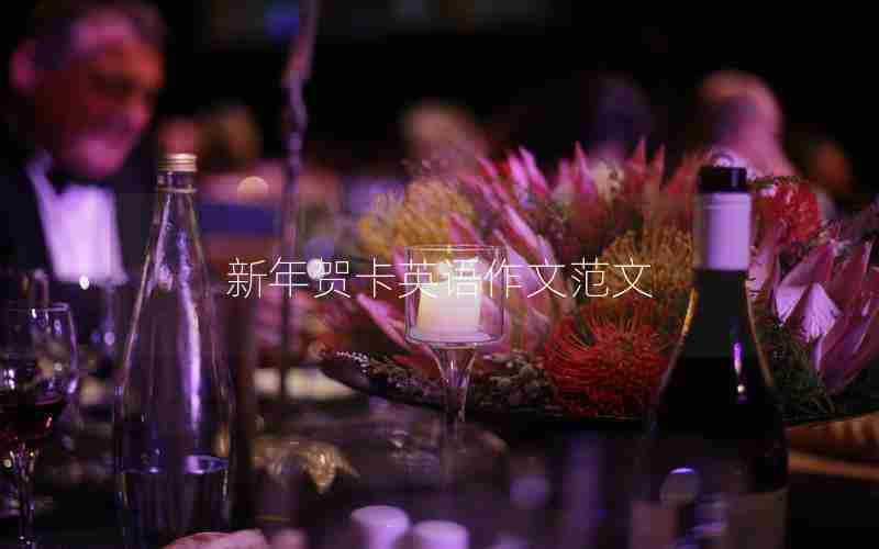 新年贺卡英语作文范文