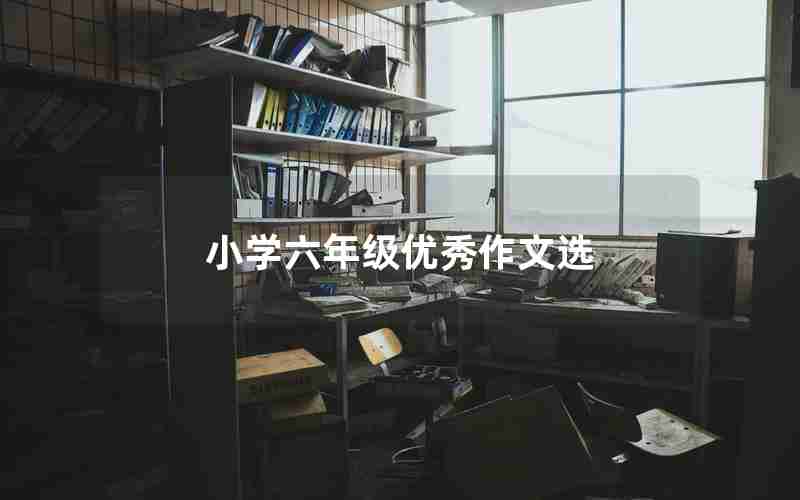 小学六年级优秀作文选