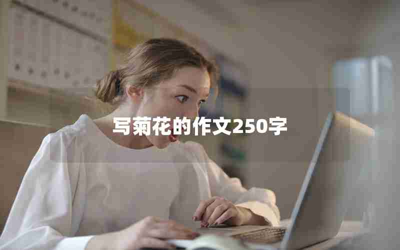 写菊花的作文250字