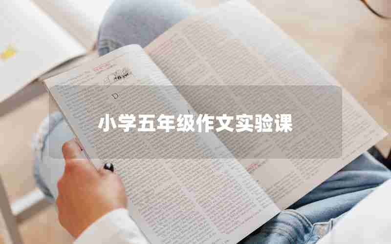 小学五年级作文实验课