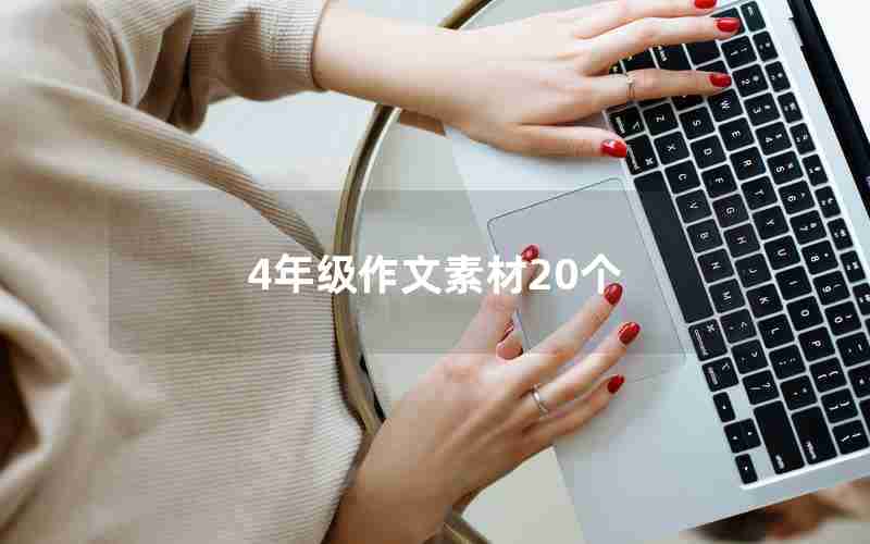 4年级作文素材20个