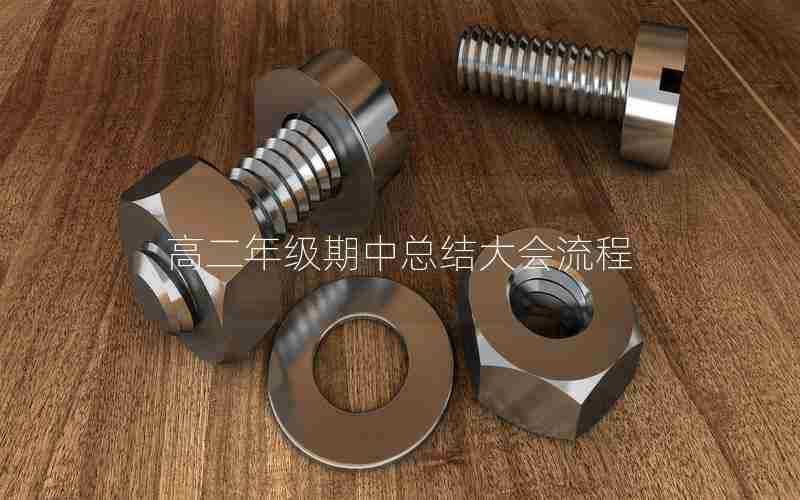 高二年级期中总结大会流程