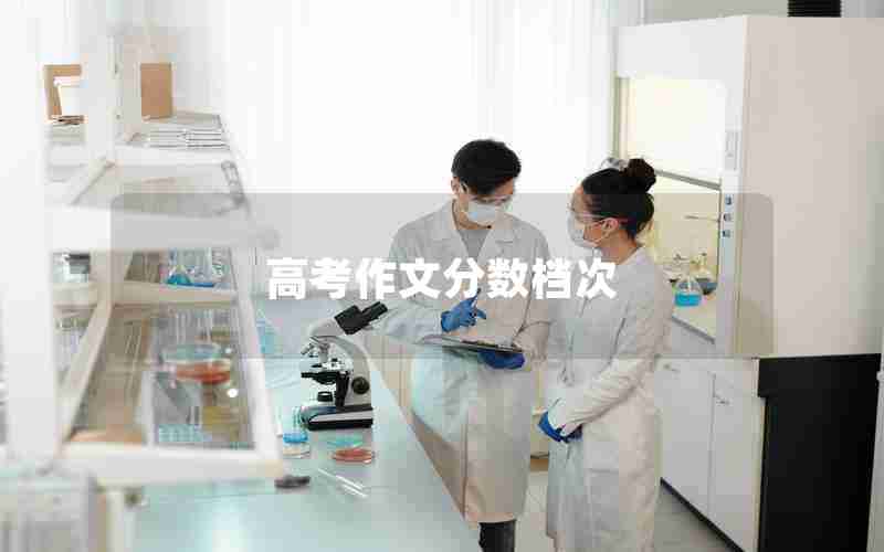 高考作文分数档次