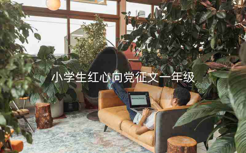 小学生红心向党征文一年级