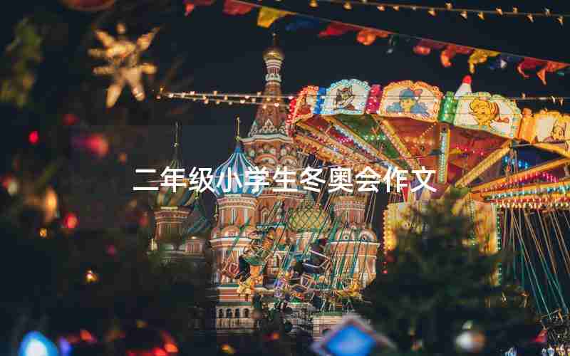 二年级小学生冬奥会作文
