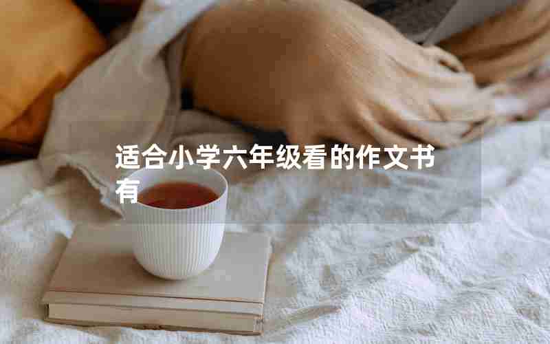 适合小学六年级看的作文书有