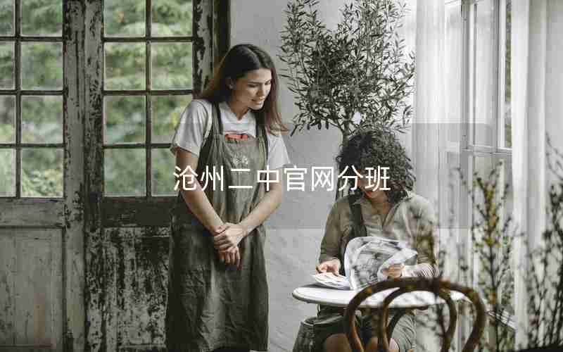 沧州二中官网分班