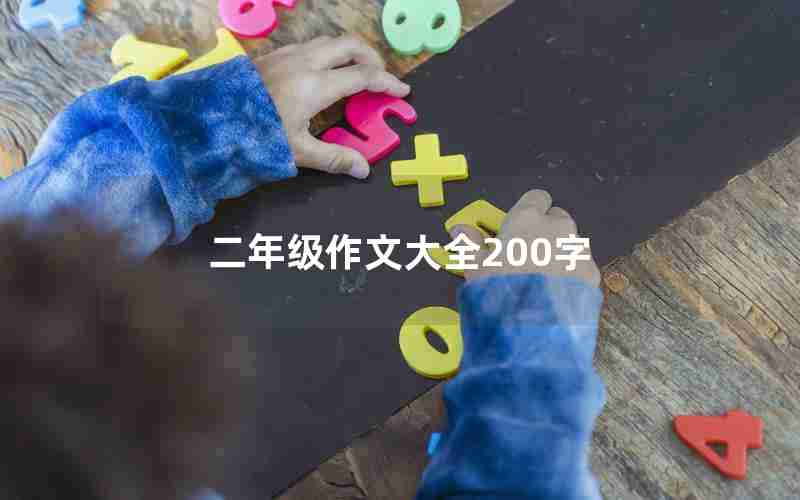 二年级作文大全200字
