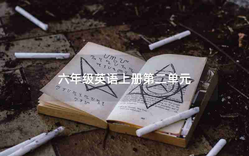 六年级英语上册第二单元