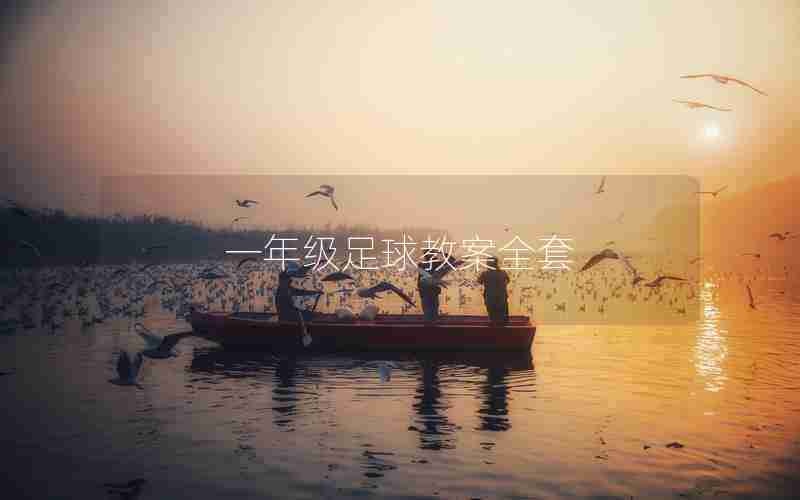 一年级足球教案全套