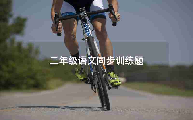 二年级语文同步训练题