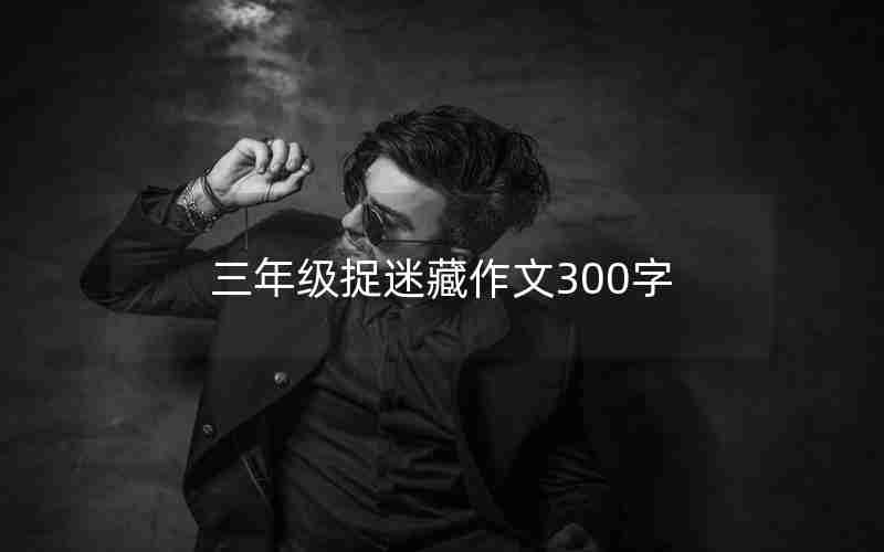 三年级捉迷藏作文300字