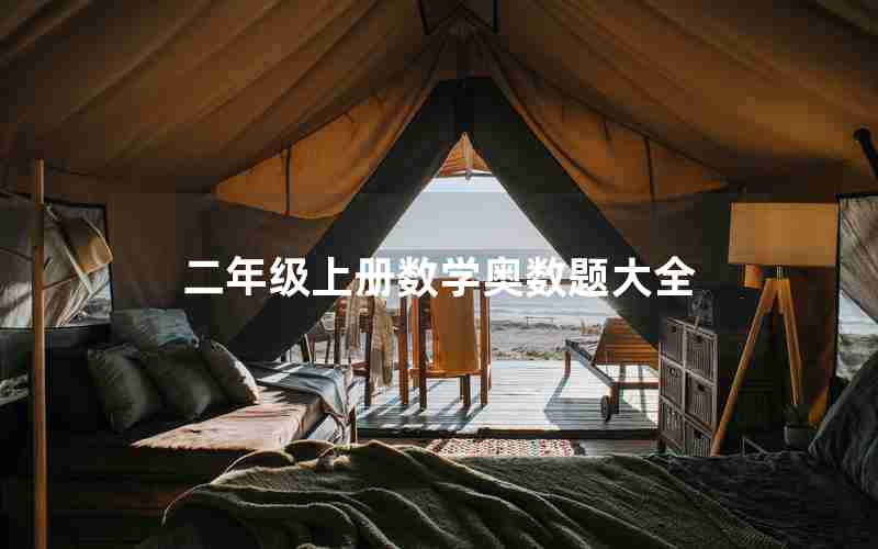 二年级上册数学奥数题大全