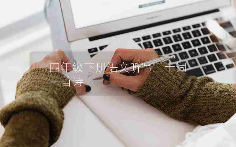 四年级下册语文听写二十词一首诗