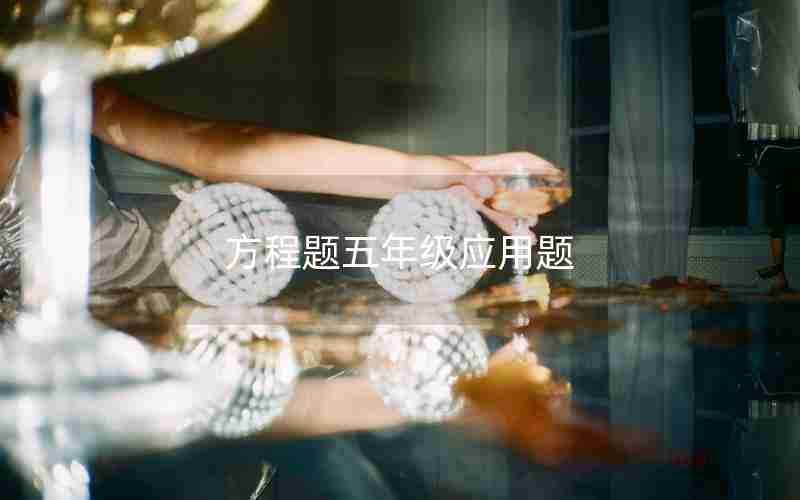 方程题五年级应用题