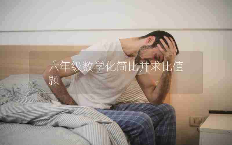六年级数学化简比并求比值题